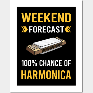 Weekend Forecast Harmonica Mouth Organ Posters and Art